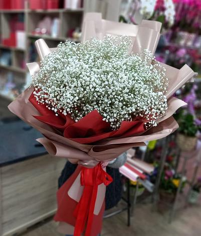 Букет цветов из: Гипсофила в Алейске Алтайский край