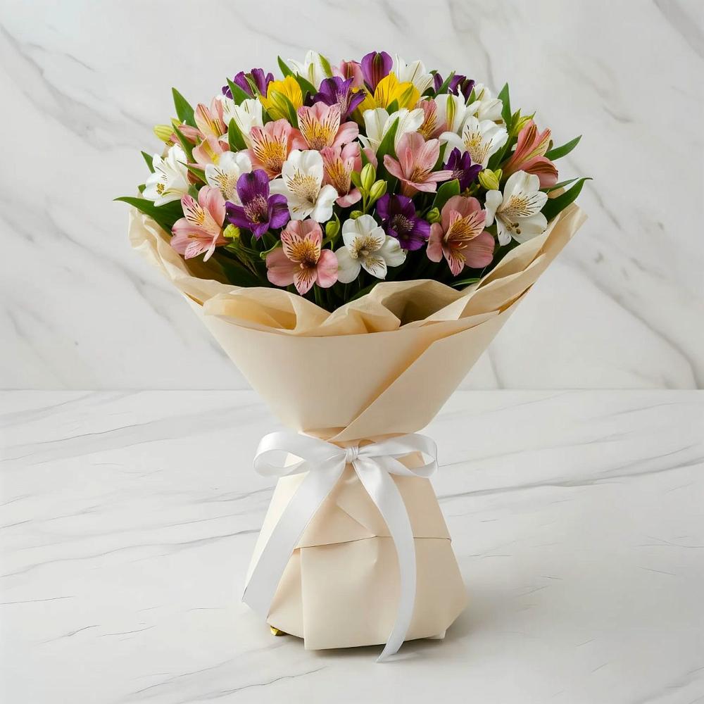 Букет цветов из: Альстромерии в Алейске Алтайский край