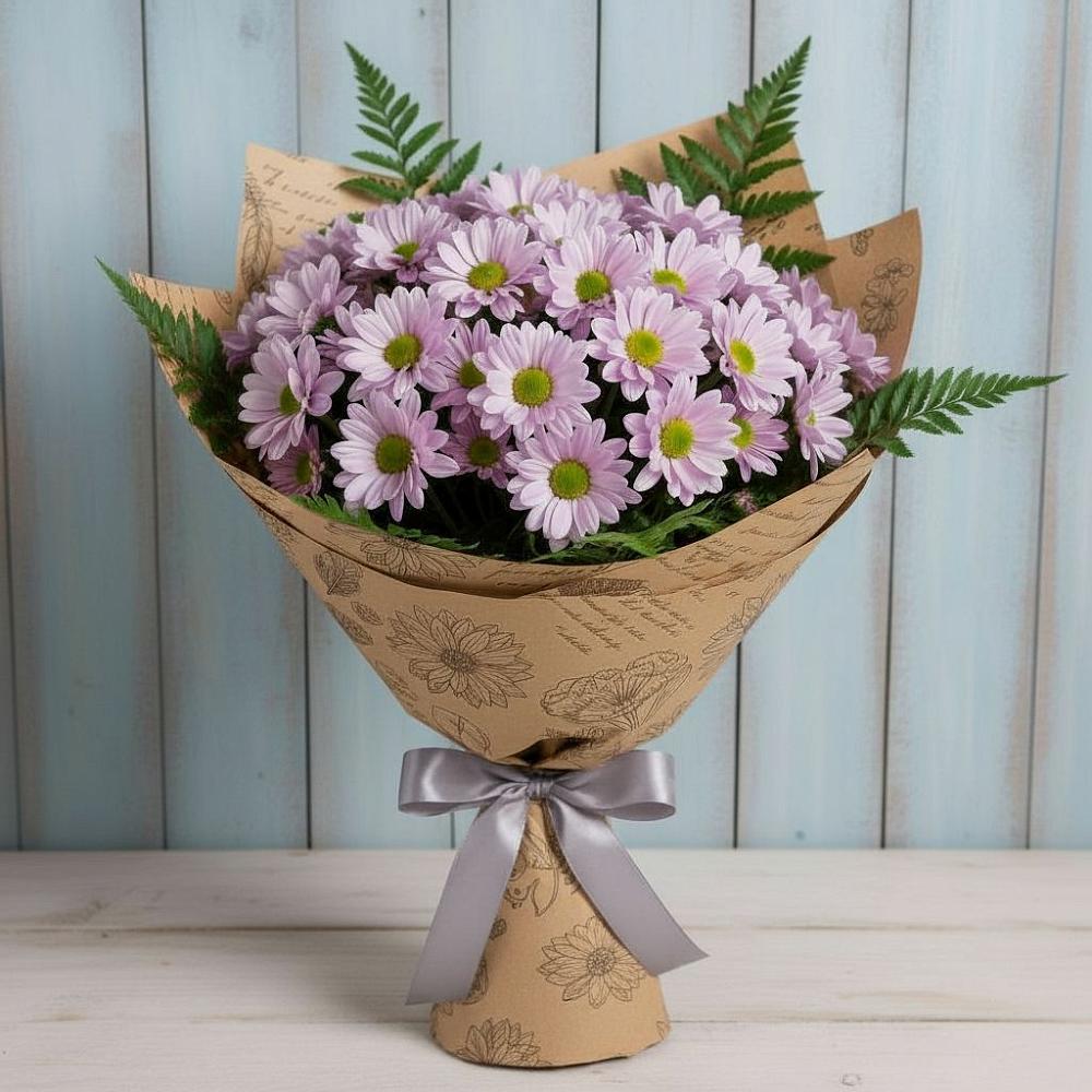 Букет цветов из: Хризантемы в Алейске Алтайский край