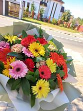 Букет цветов из:  Герберы #REPLACE_PRED# Алейске Алтайский край