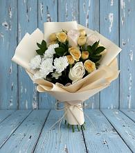 Букет цветов из:  Розы и Хризантемы в Алейске Алтайский край
