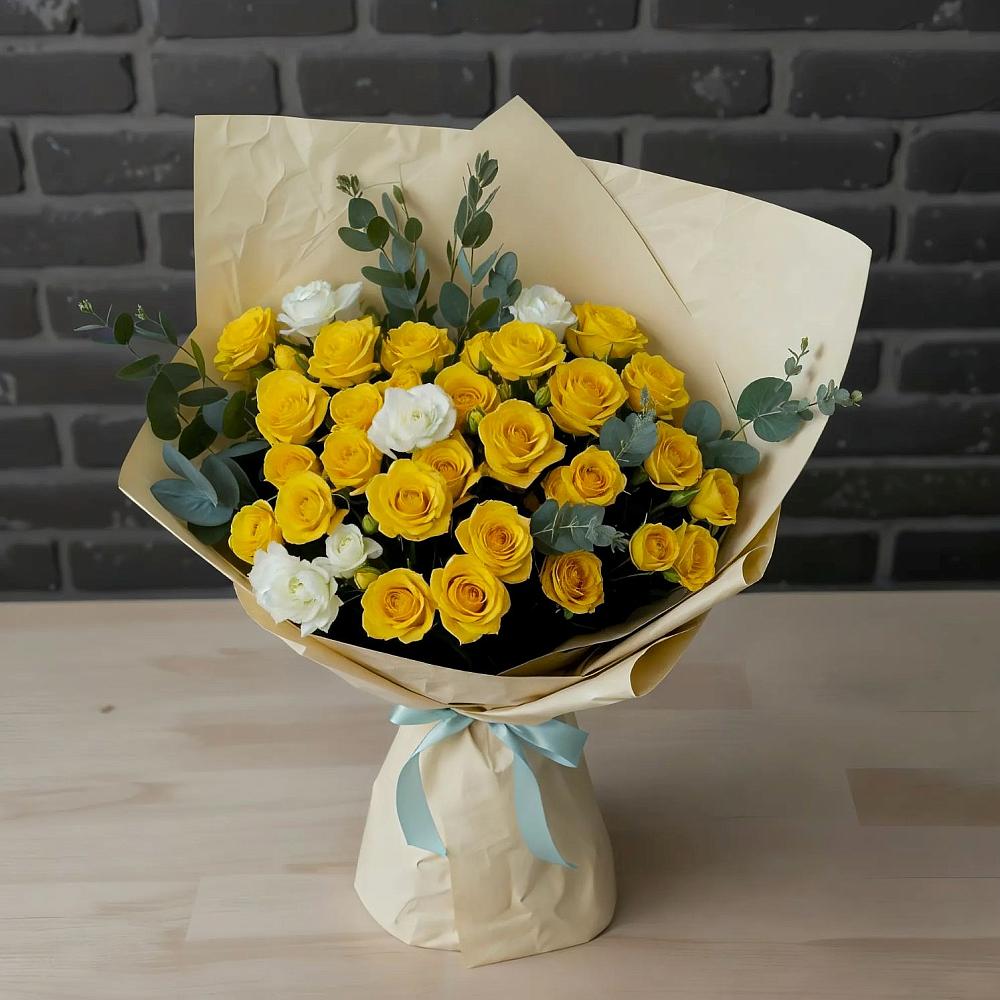 Букет цветов из: Розы в Алейске Алтайский край