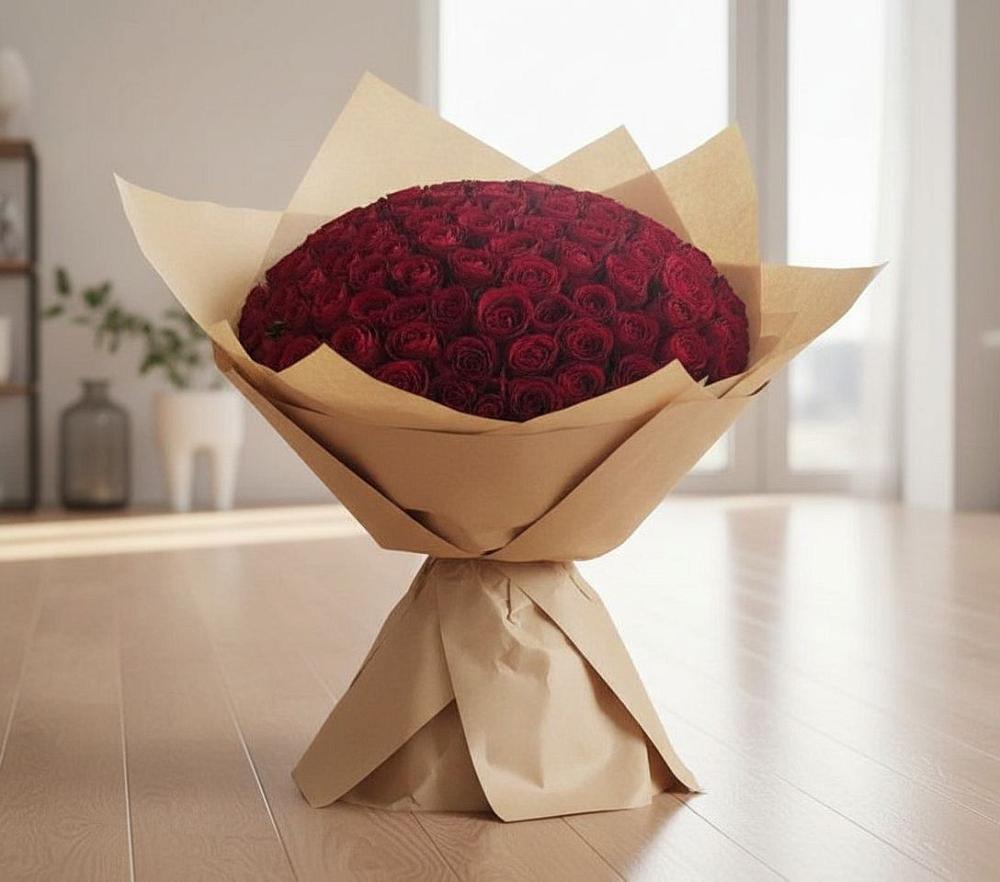 Букет 101 Красная роза в Алейске Алтайский край