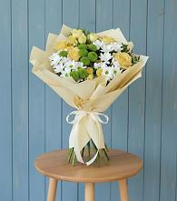 Букет цветов из:  Хризантемы и Розы в Алейске Алтайский край