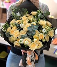 Букет цветов из:  Розы и Лизиантусы #REPLACE_PRED# Алейске Алтайский край